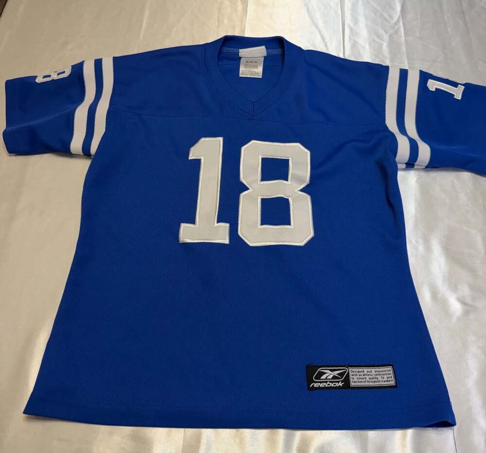Reebok Colts Peyton Manning #18 Jersey M